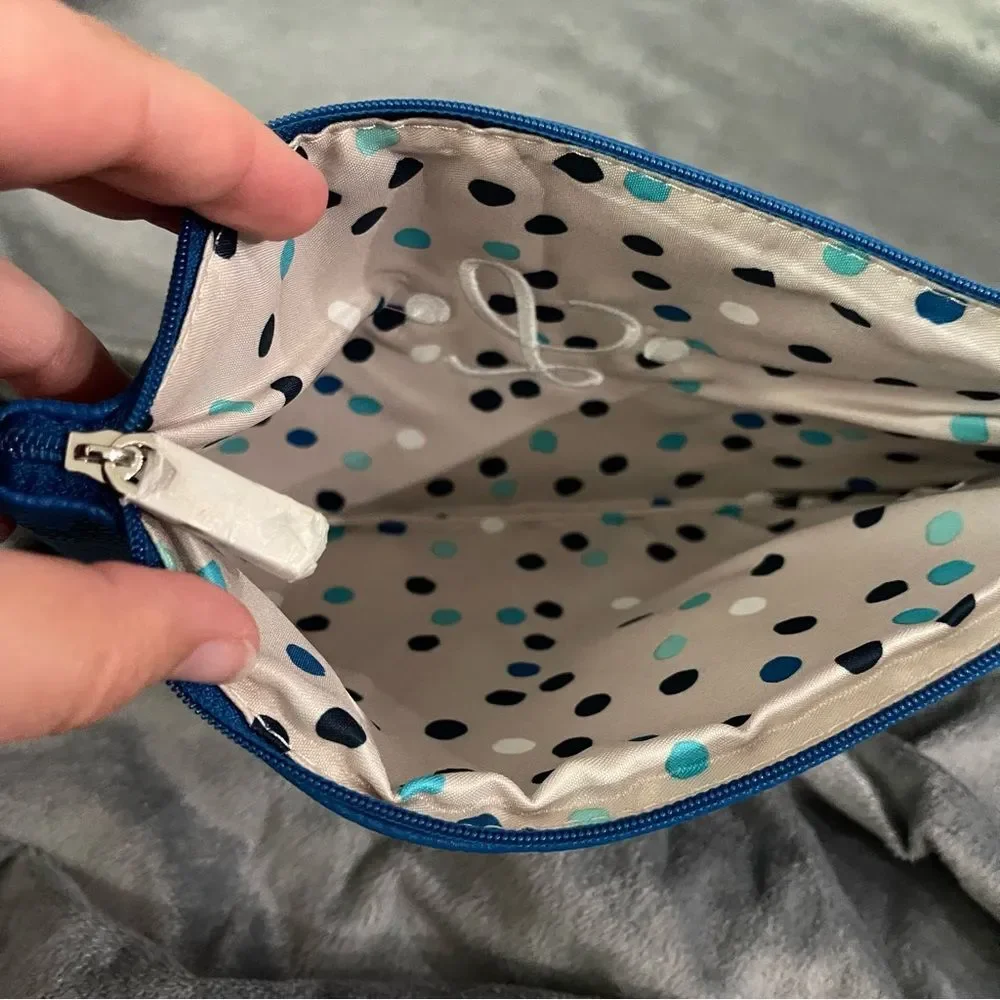 BNWT Thirty One Rubie Mini Blue Clutch